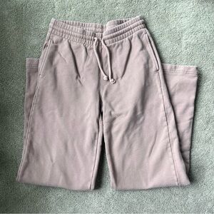 Aritzia Cozy Fleece Boyfriend Wide Leg Sweatpants